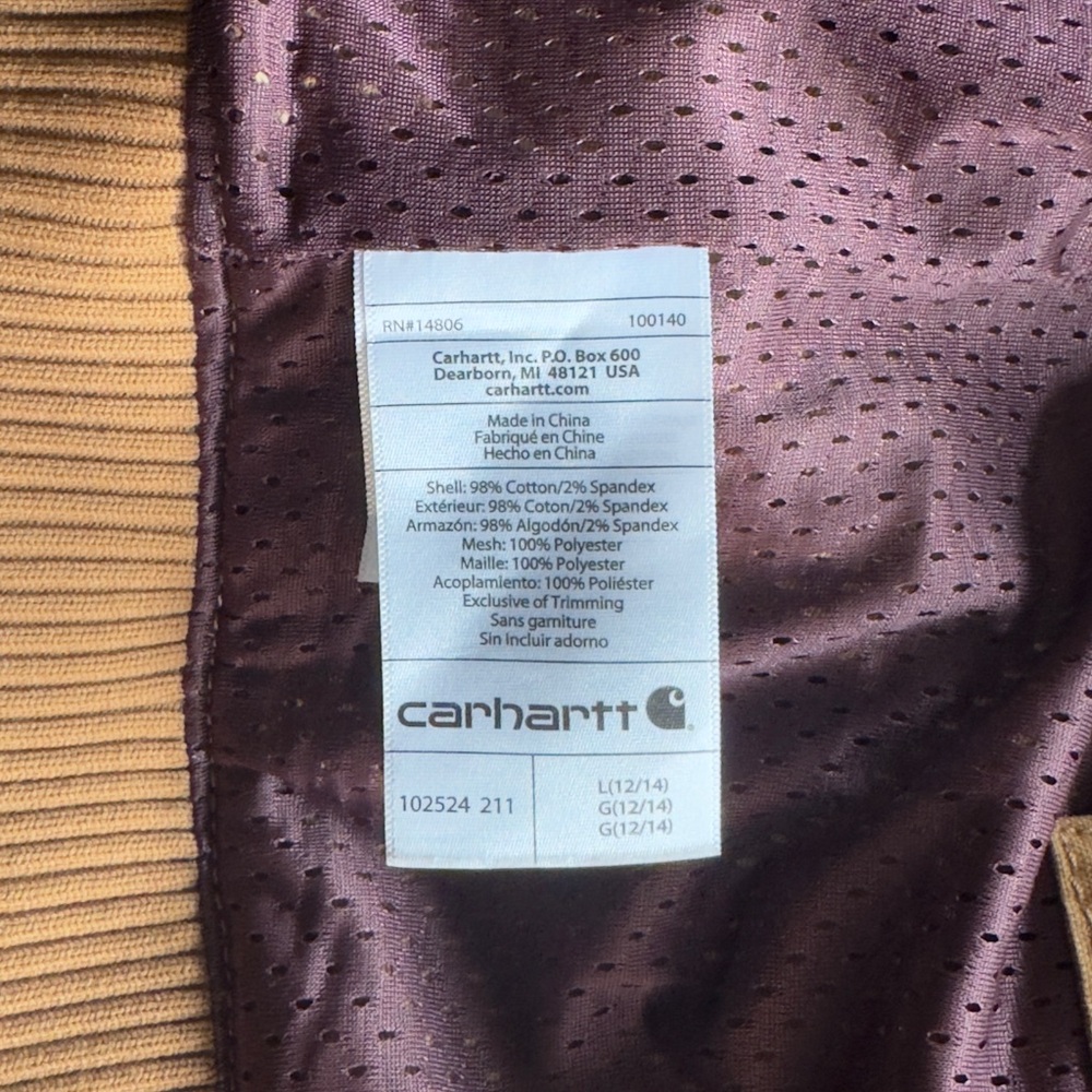 Carhartt Women's Bomber Jacket - Picture 7 of 9